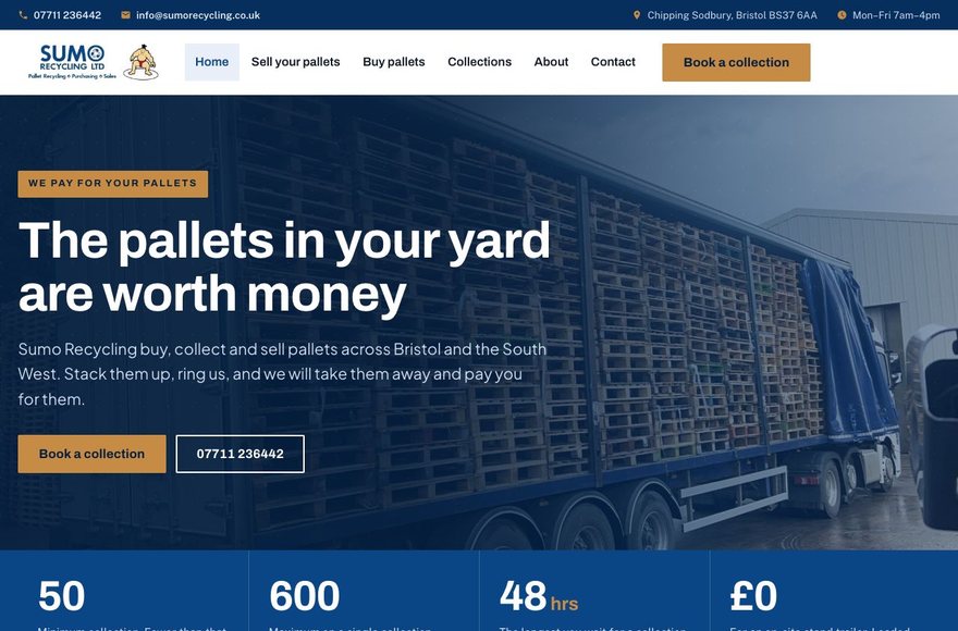 SUMO Recycling website by Mediatopia