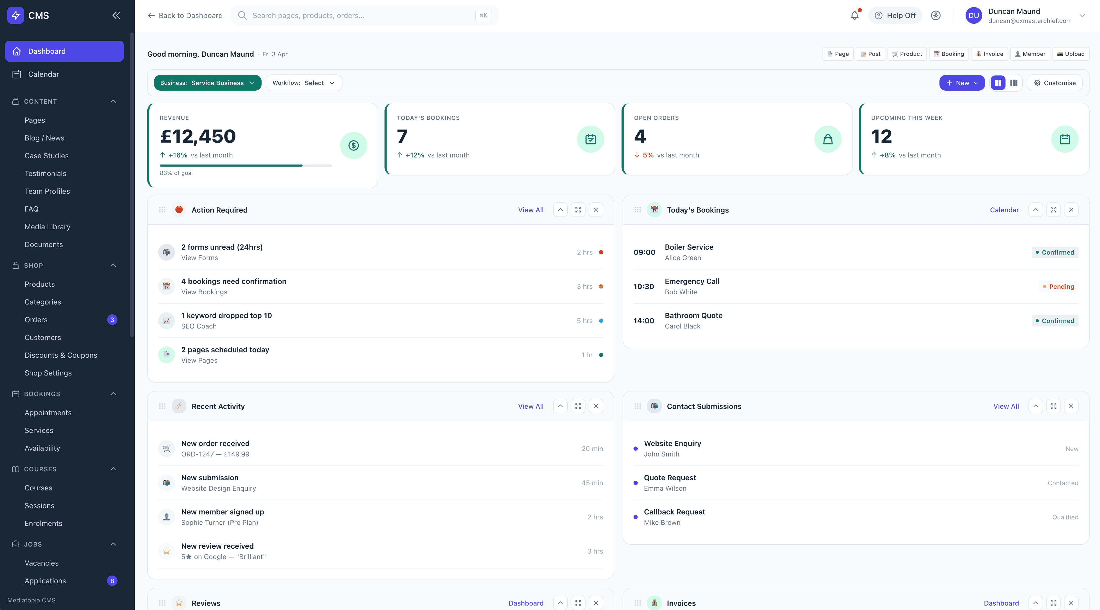 Enterprise CMS — Bespoke enterprise content management system