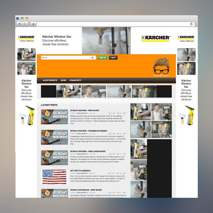 Marcus Butler blog designed and built by Mediatopia